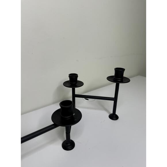 Vintage Articulating Metal 7 Candle Holder, Table Centerpiece Candelabra - Picture 4 of 8